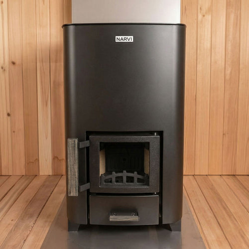 Narvi NC Black Wood Burning Sauna Heater