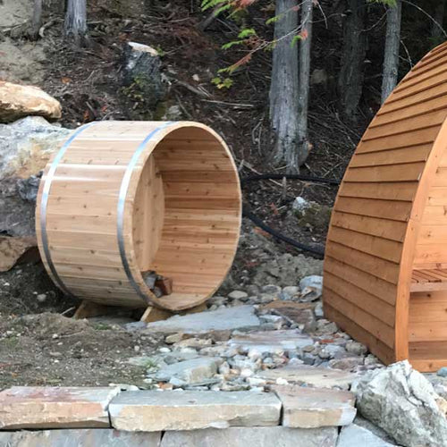 5' Knotty Cedar Firewood Storage