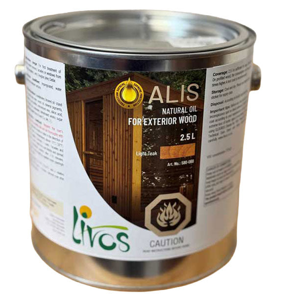 Livos Alis Light Teak Sauna Oil