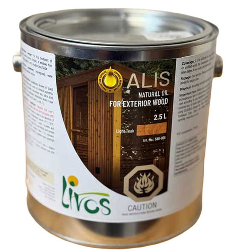 Livos Alis Light Teak Sauna Oil