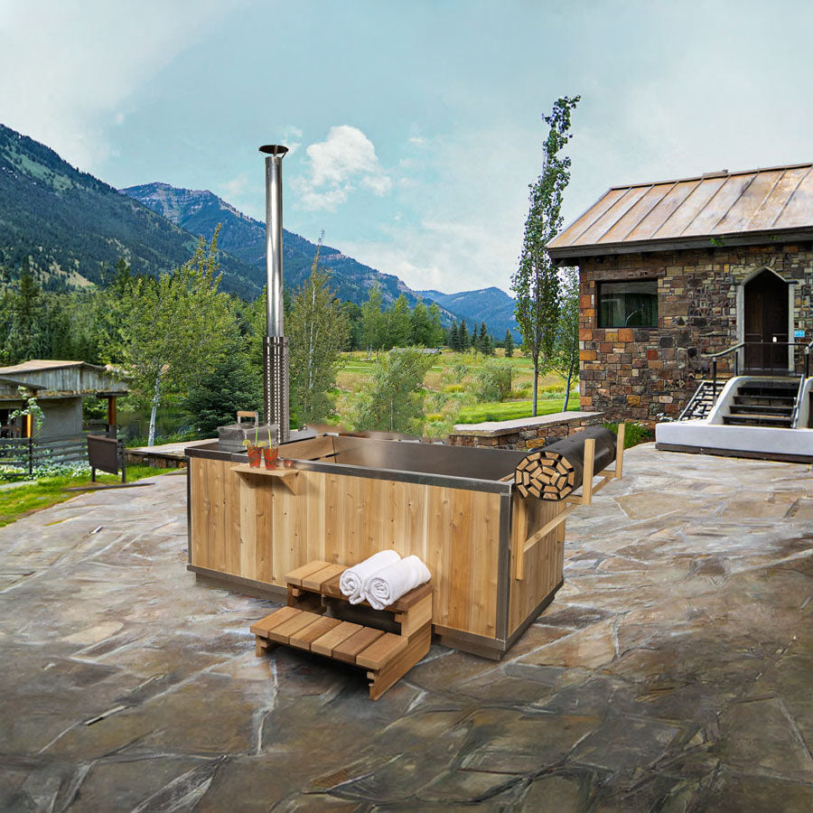 The Starlight Wood Burning Hot Tub